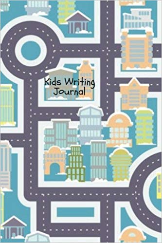 333x499 Kids Writing Journal Road Map Design Children's Lined Journal - Map Drawing For Kids