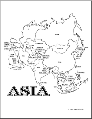 Map Of Asia Drawing at PaintingValley.com | Explore collection of Map ...