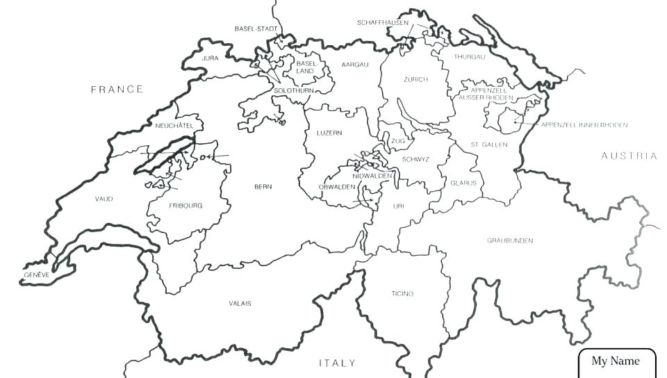 960x544 Coloring Pages - Map Of Asia Drawing