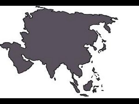 480x360 How To Draw Asia - Map Of Asia Drawing