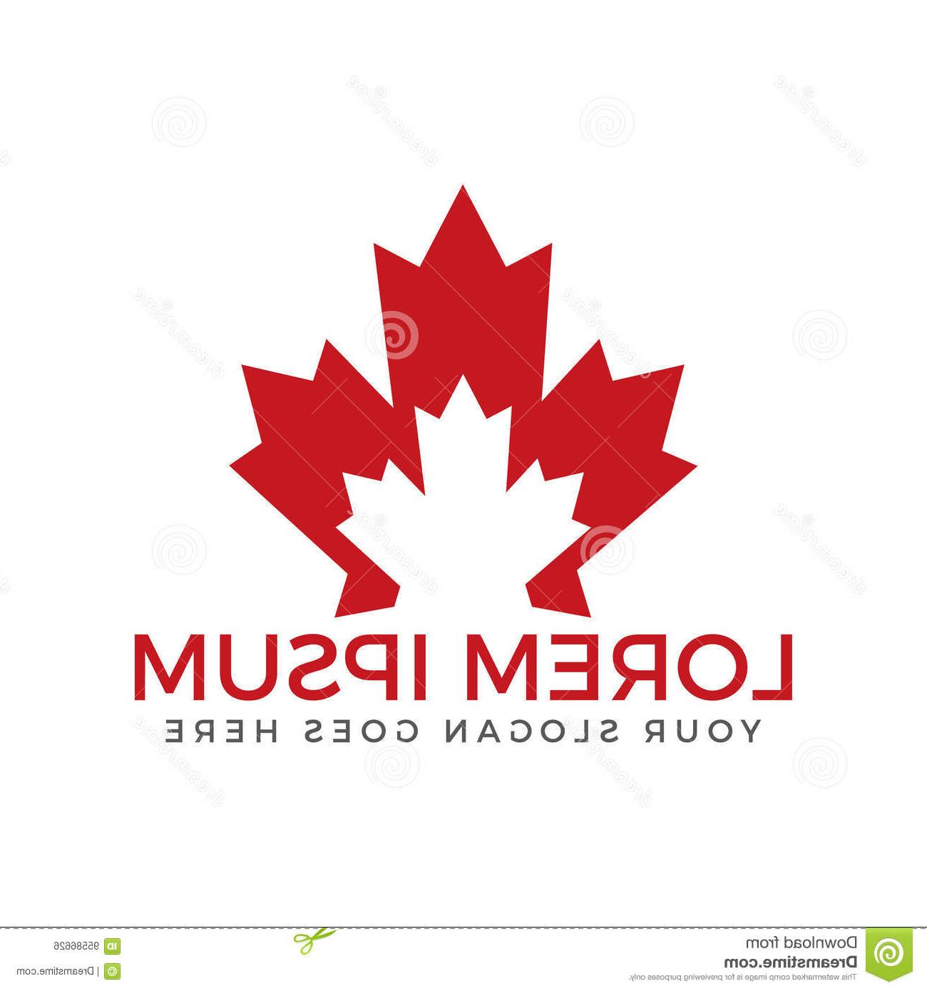 1300x1390 Hd Red Maple Leaf Logo Design Canada Symbol Template Drawing - Maple Leaf Drawing Template