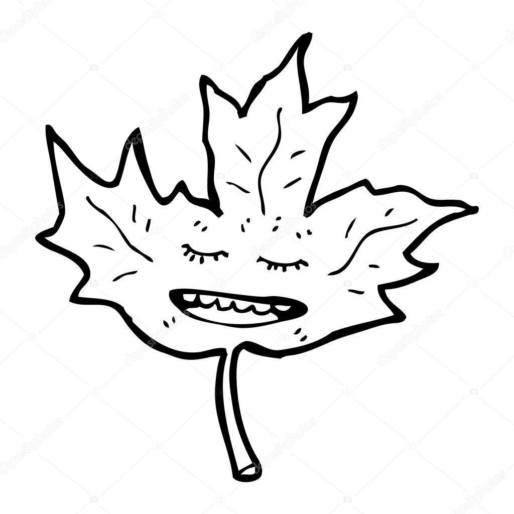 1024x1024 Maple Leaf Line Drawing - Maple Leaf Line Drawing