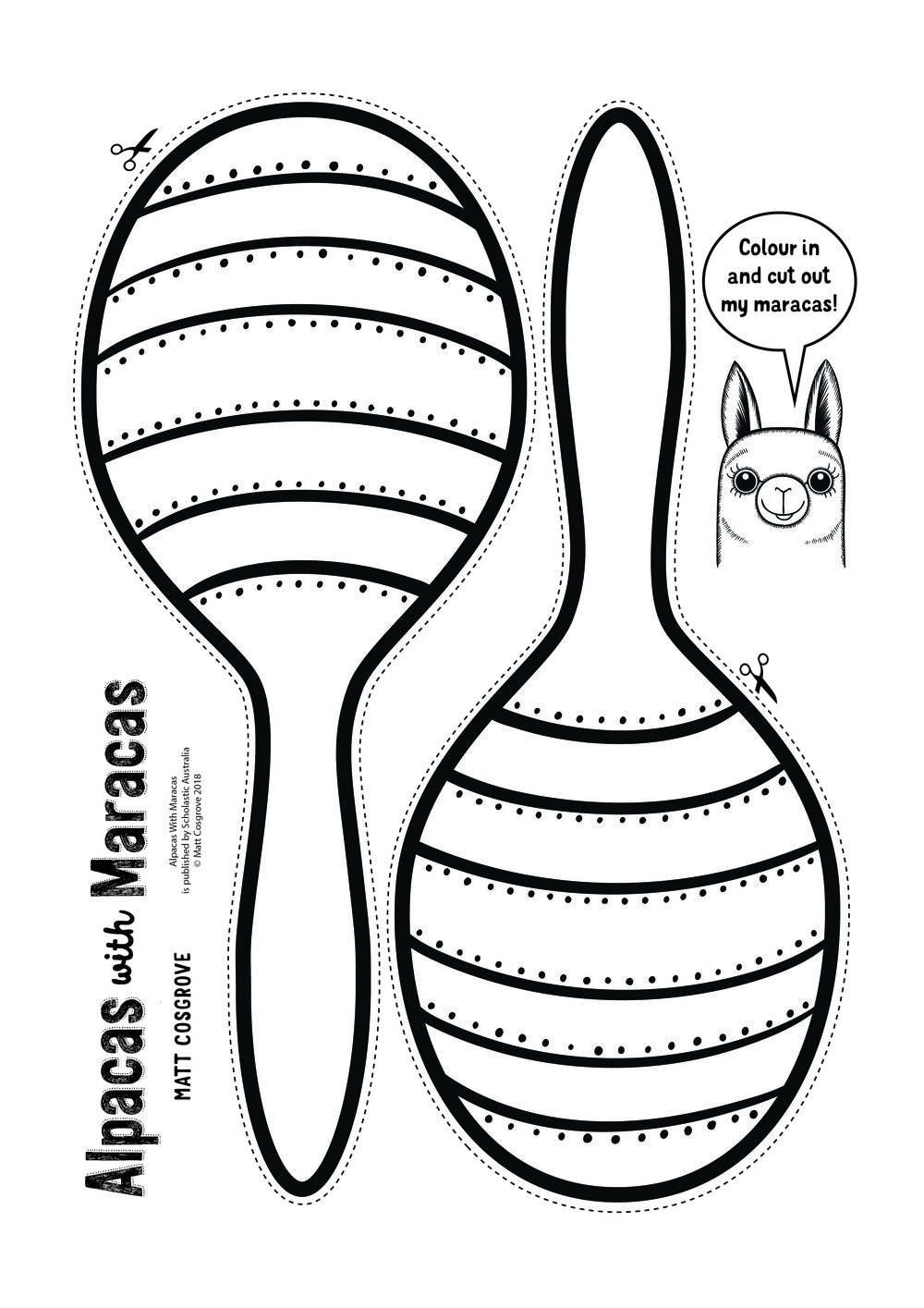 Printable Maracas Template Printable Word Searches