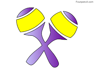 320x256 fourpencil how to draw a maracas for kids - Maracas Drawing