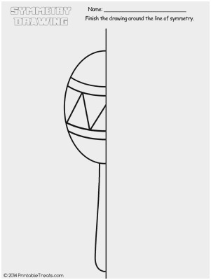 301x400 maracas coloring - Maracas Drawing