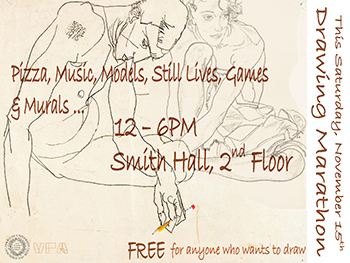 350x263 annual drawing marathon to be held nov syracuse university news - Marathon Drawing