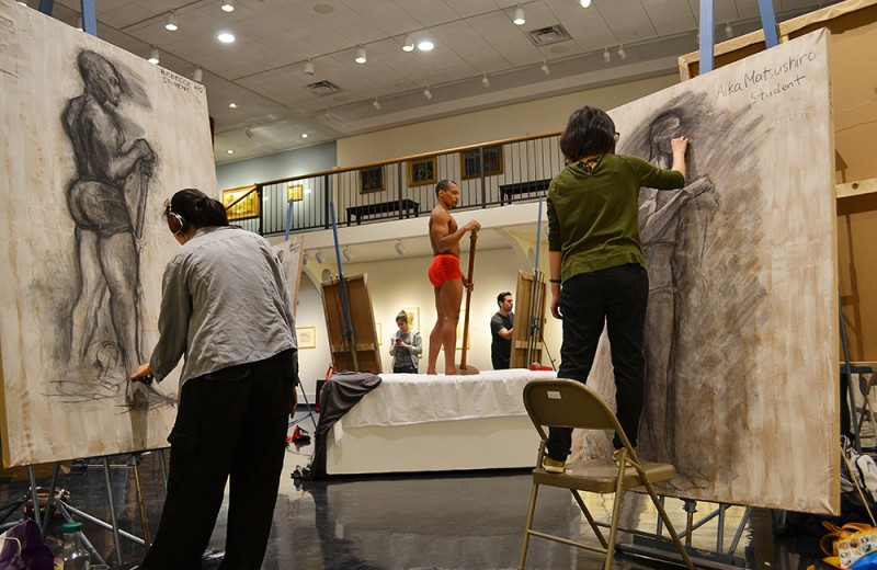 800x520 binghamton university art museum seeks artists for hour drawing - Marathon Drawing