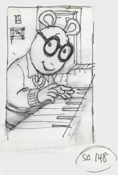 235x350 arthur goes to the library - Marc Brown Drawing