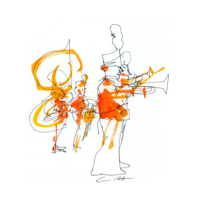 Marching Band Drawing at Explore collection of