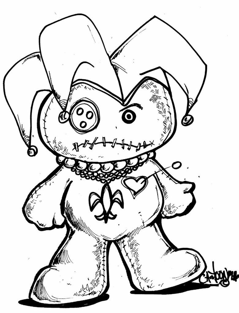 780x1024 mardi gras voodoo doll - Mardi Gras Drawing