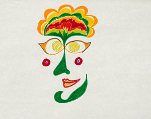 300x235 Mardi Gras Mask Drawings Fine Art America - Mardi Gras Mask Drawing