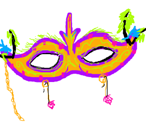 300x250 Mardi Gras Mask Drawing - Mardi Gras Mask Drawing