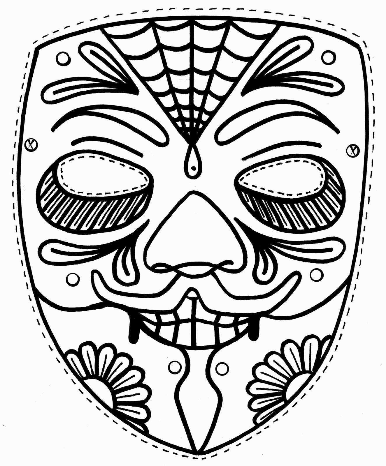 Mardi Gras Mask Drawing at PaintingValley.com | Explore collection ...