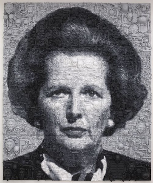600x719 marcus harvey image object text - Margaret Thatcher Drawing