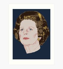 210x230 margaret thatcher drawing art prints redbubble - Margaret Thatcher Drawing
