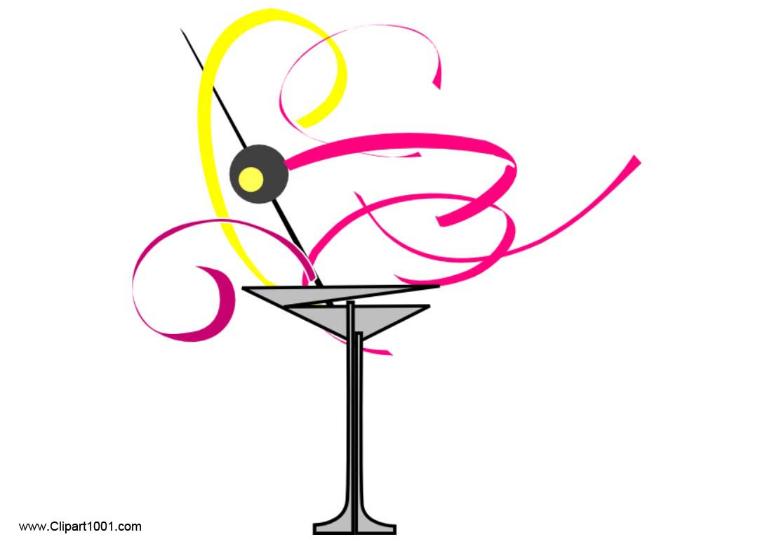 1100x775 margarita clipart abstract drawing - Margarita Drawing