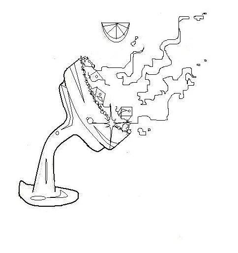 484x514 the flying margarita drawing - Margarita Drawing