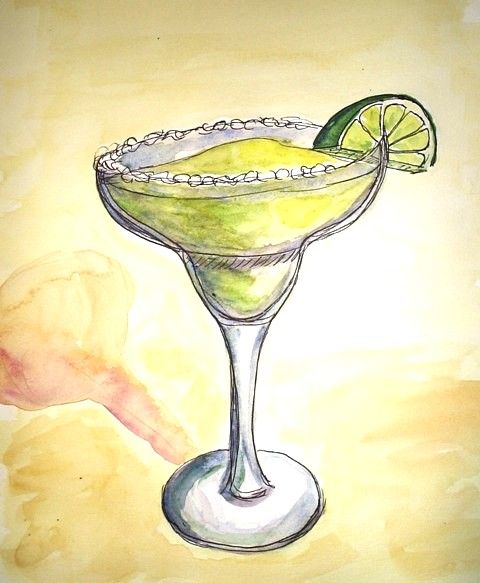 480x583 template for margarita drawing - Margarita Drawing