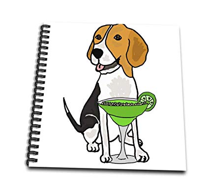 425x386 funny cool beagle dog drinking margarita - Margarita Drawing