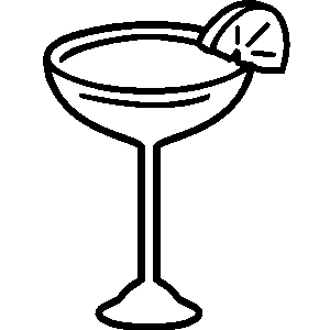 300x300 clip art margarita glass clipart image - Margarita Glass Drawing