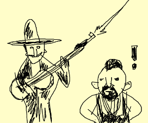 300x250 The A Team Dressed As A Mariachi Band Drawing - Mariachi Band Drawing