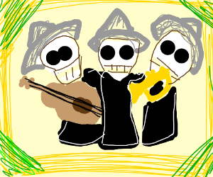 300x250 Mariachi Band - Mariachi Band Drawing