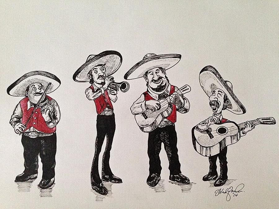 900x675 Mariachi Drawing - Mariachi Drawing