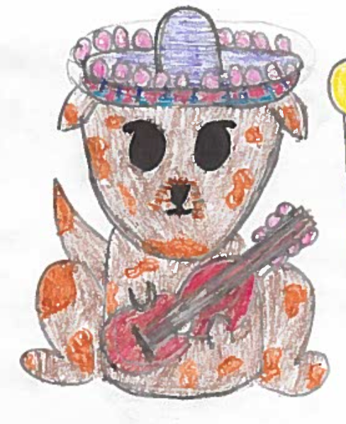488x598 mariachi fiesta dog drawing - Mariachi Drawing