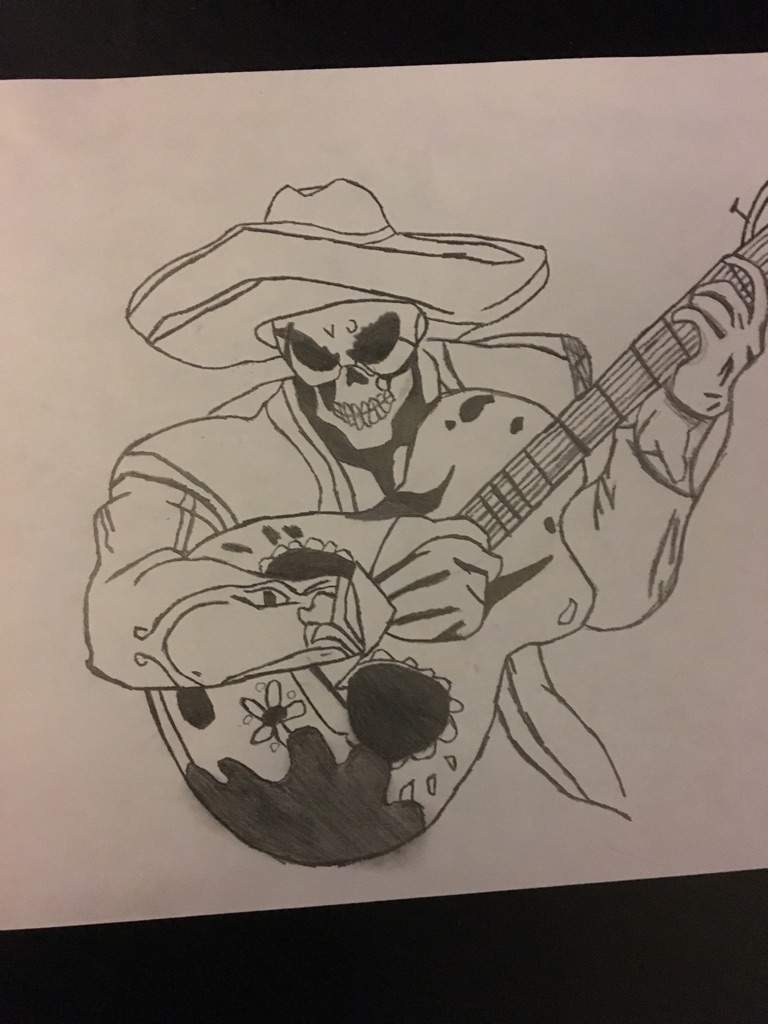 768x1024 Mariachi Reaper Drawing Overwatch Amino - Mariachi Drawing