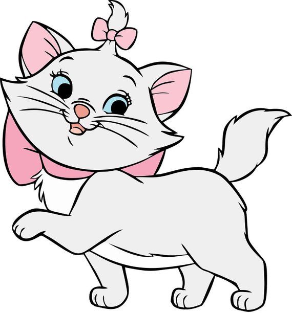 570x612 Marie - Marie Aristocats Drawing