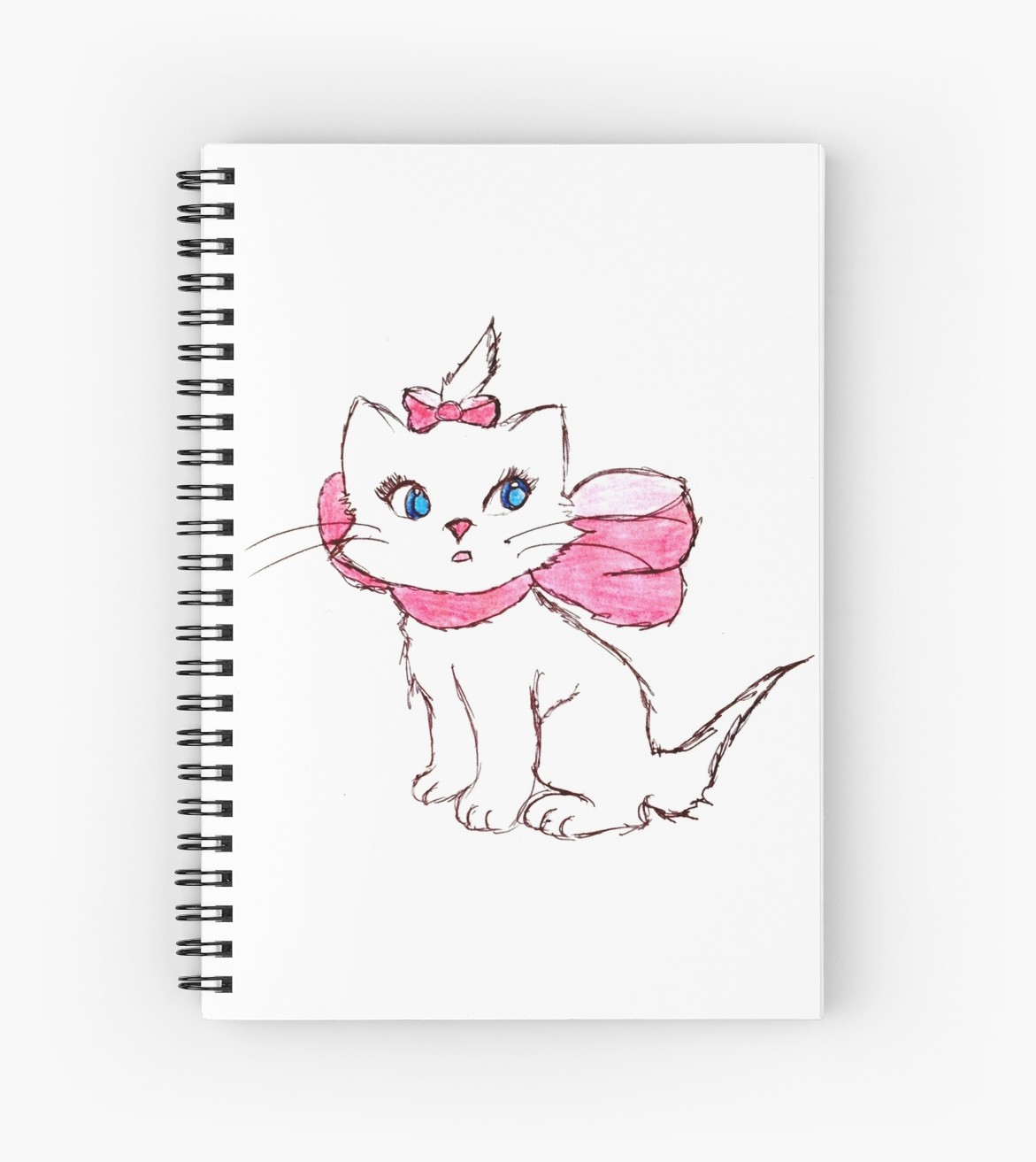 1171x1313 Marie Aristocats Spiral Notebooks - Marie Aristocats Drawing