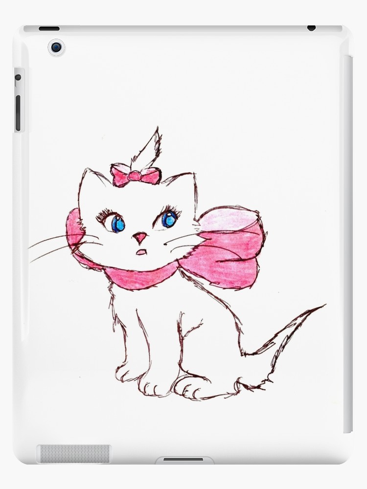 750x1000 Marie Aristocats Ipad Cases Skins - Marie Aristocats Drawing