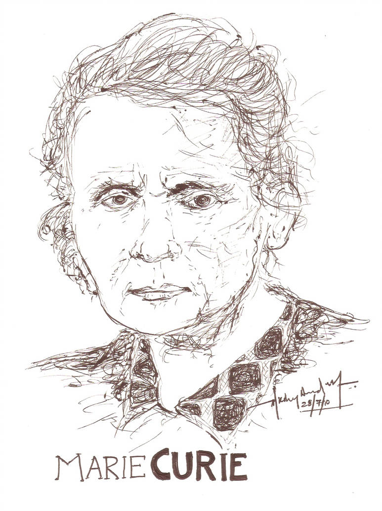 773x1034 Marie Curie - Marie Curie Drawing