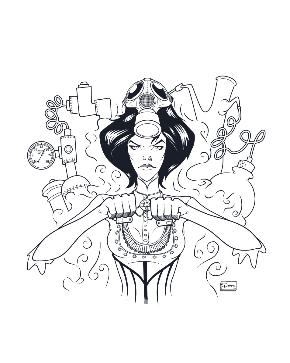 954x1191 Artstation - Marie Curie Drawing