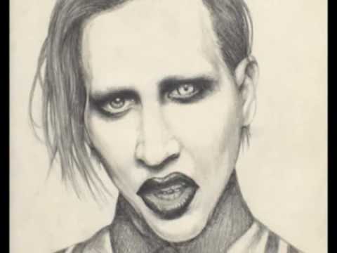 480x360 marilyn manson drawing - Marilyn Manson Drawing
