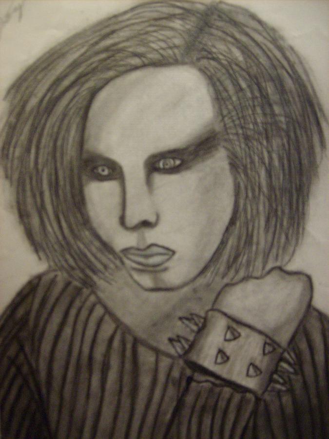 675x900 marilyn manson drawing - Marilyn Manson Drawing