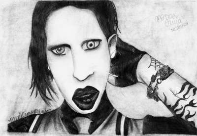 400x275 Marilyn Manson Drawing Teen Ink - Marilyn Manson Drawing