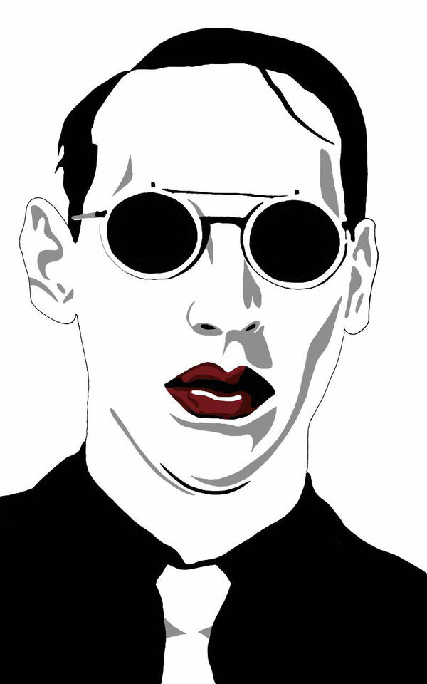 600x960 Marilyn Manson Drawing - Marilyn Manson Drawing