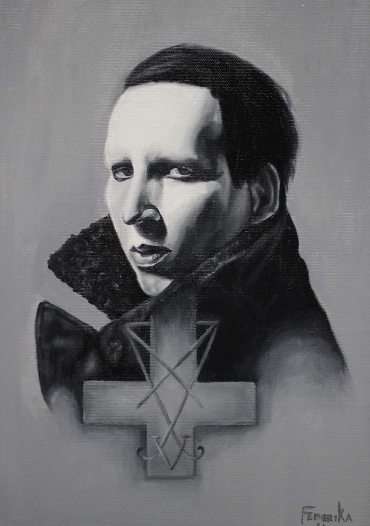 720x1024 Heaven Upside Down - Marilyn Manson Drawing