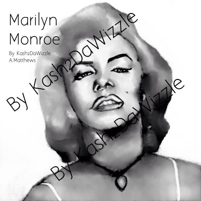 794x794 marilyn monroe drawing edited black and white art actress etsy - Marilyn Monroe Black And White Drawing