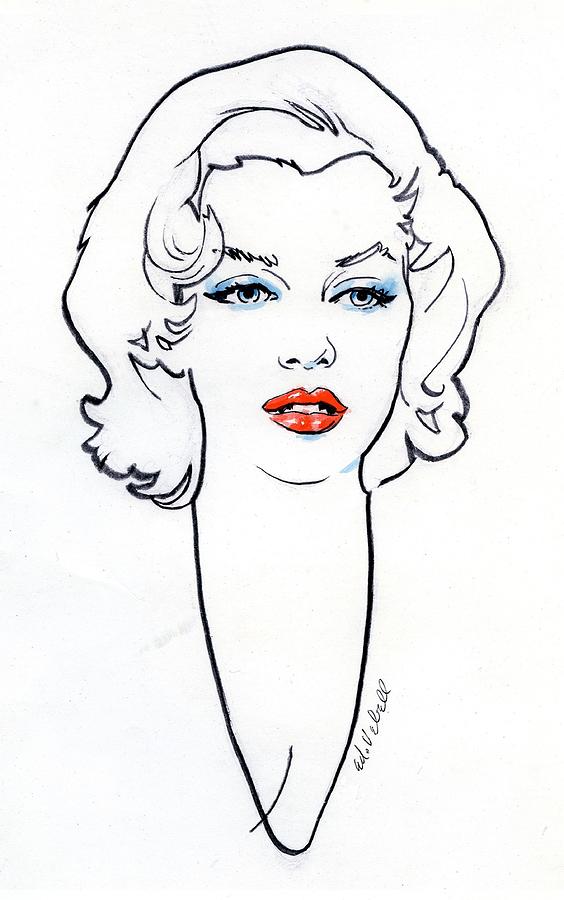 564x900 Marilyn Monroe - Marilyn Monroe Drawing