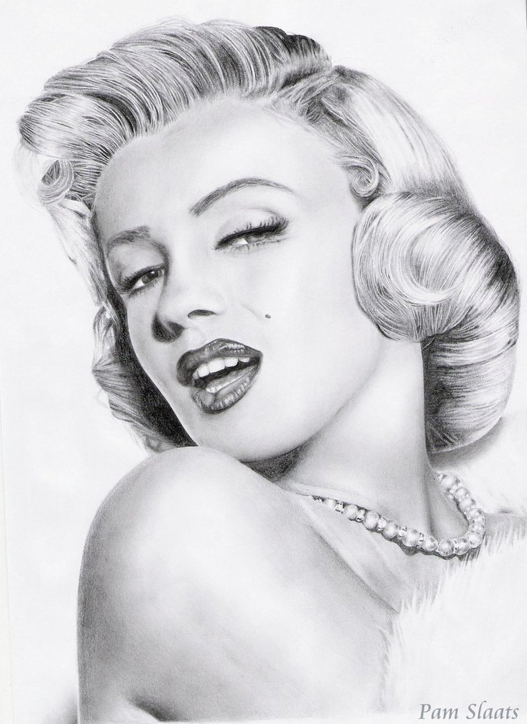 763x1048 Marilyn Monroe - Marilyn Monroe Drawing