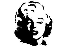 300x200 How To Draw Marilyn Monroe - Marilyn Monroe Drawing Black And White