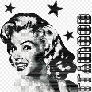 300x300 Marilyn Monroe Drawing Black And White Lazttweet - Marilyn Monroe Drawing Black And White