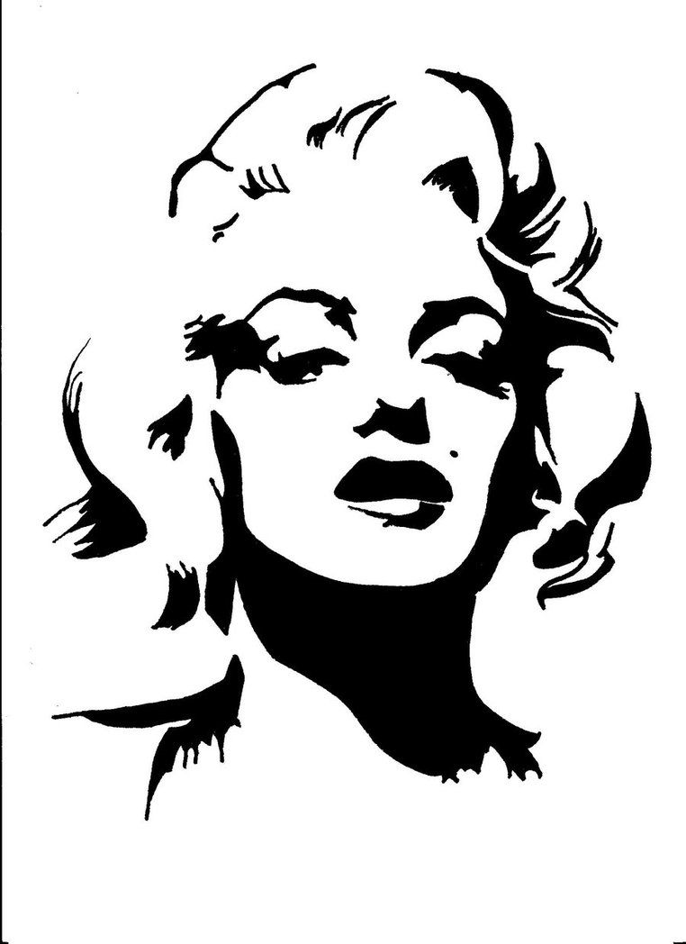 Monroe Art Monroe Art - Marilyn Monroe Drawing Black And White. 