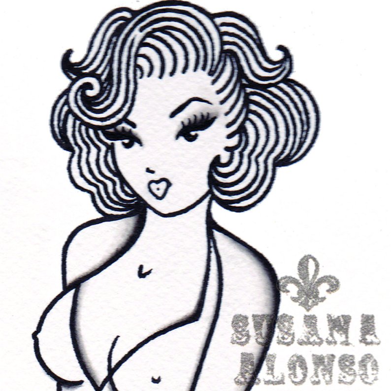 794x794 Marilyn Monroe Pinupsize Outline And With Etsy - Marilyn Monroe Drawing Outline