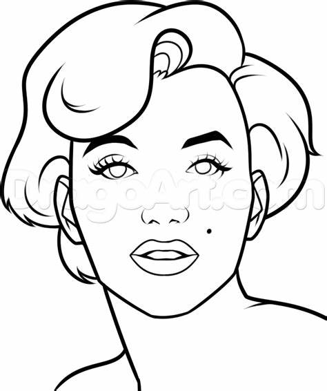 474x566 Results - Marilyn Monroe Drawing Outline