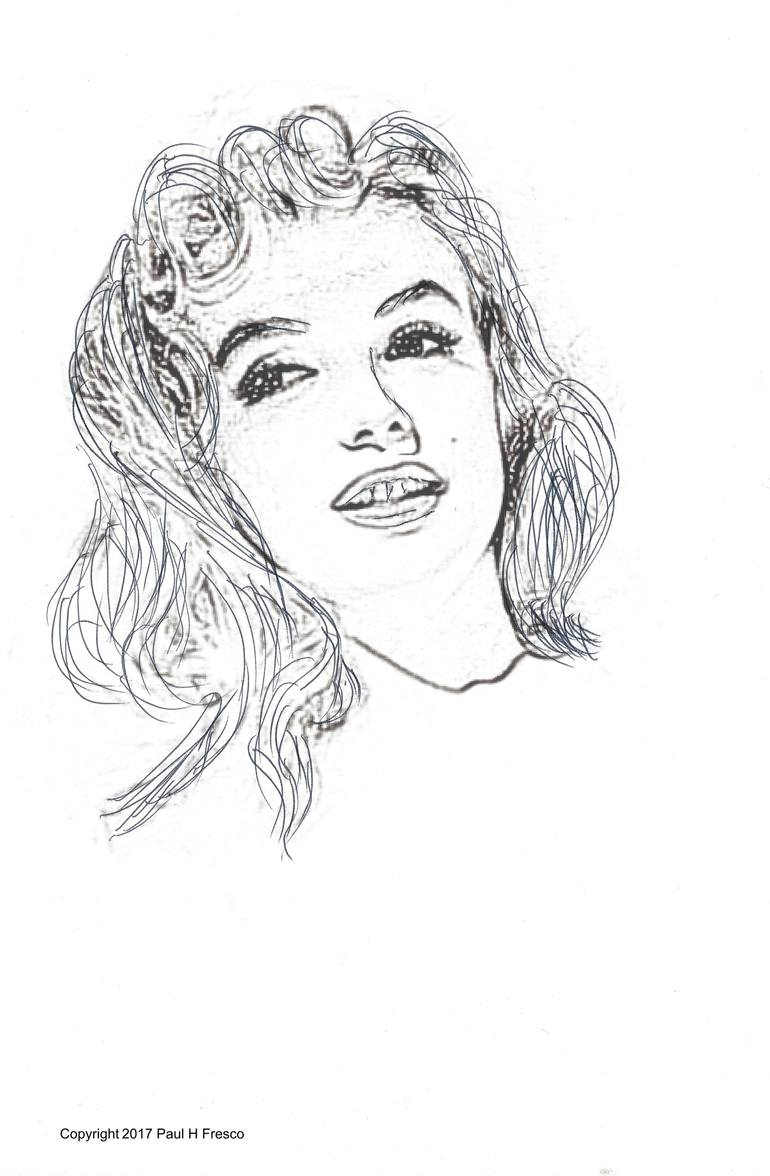 770x1176 pencil drawing marilyn monroe saatchi art marilyn monroe - Marilyn Monroe Drawing Pencil