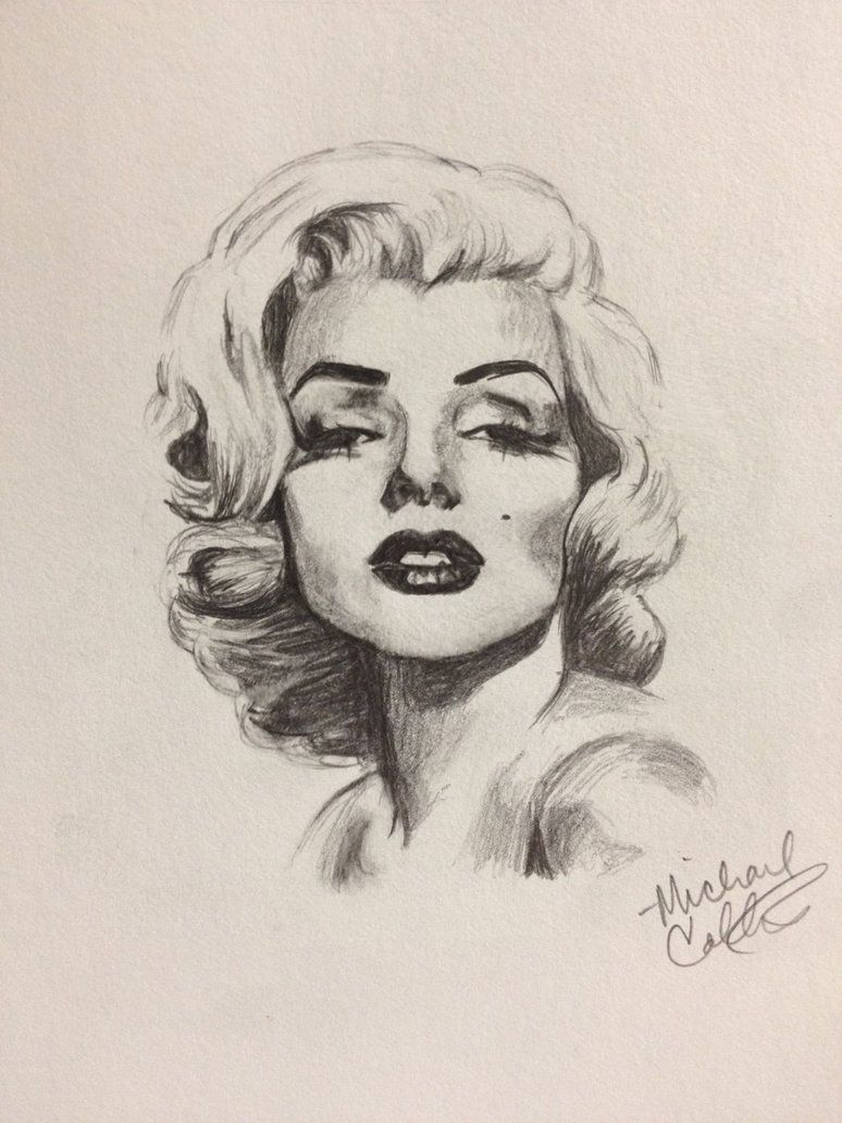 Marilyn Monroe Pencil Drawing At PaintingValley Com Explore Collection Of Marilyn Monroe