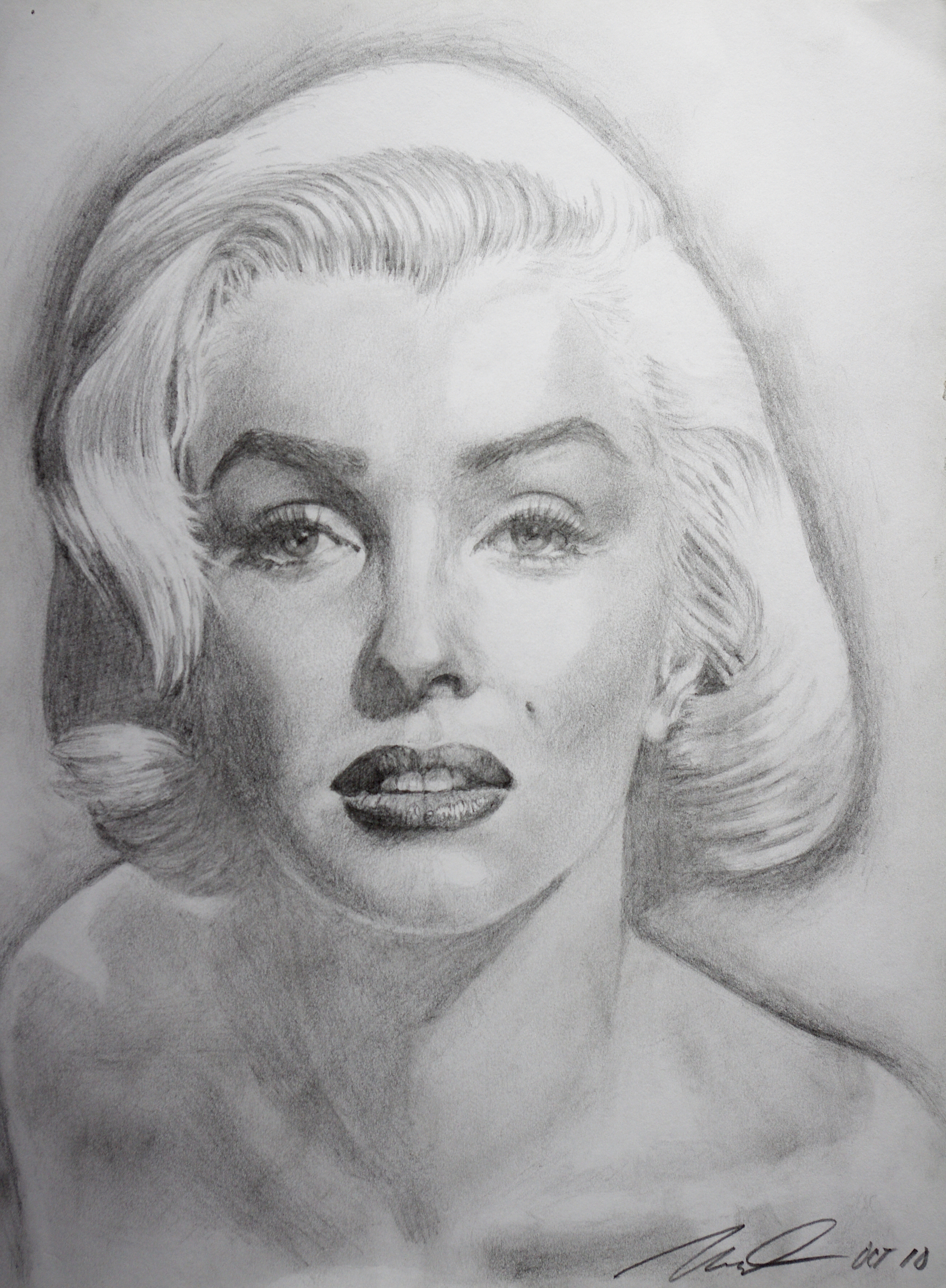 Marilyn Monroe Drawing Pencil Easy At Explore Collection Of Marilyn Monroe 0203